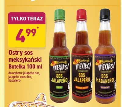 Sos jalapeno extra ostry Bienvenido mexico promocja