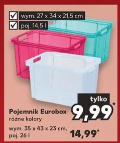 Pojemnik eurobox 26 l K-classic promocja