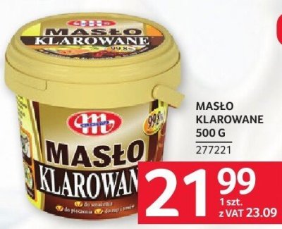 Masło klarowane MASŁO KLAROWANE 500 g 277221 promocja w Selgros