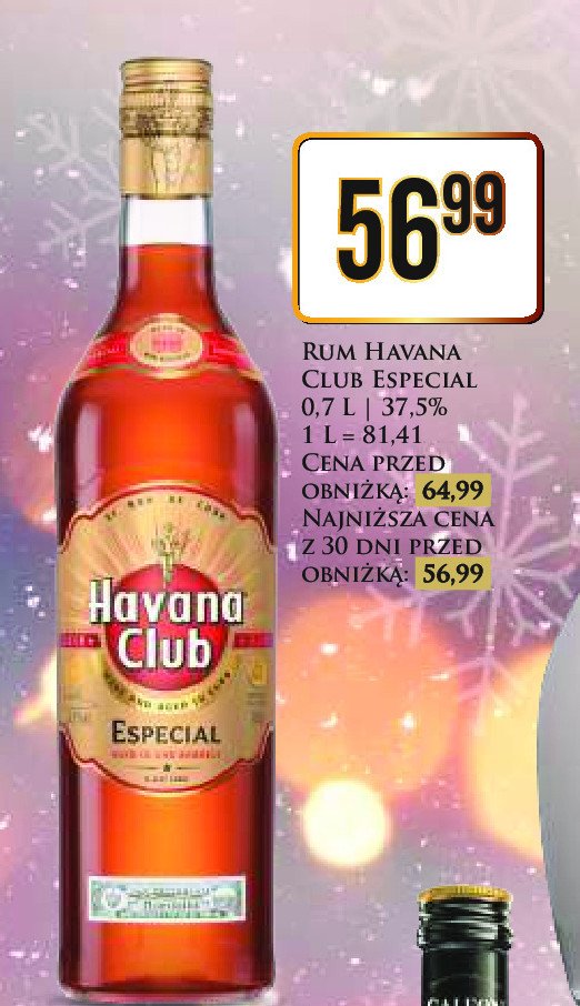 Rum Havana club especial promocja w Dino