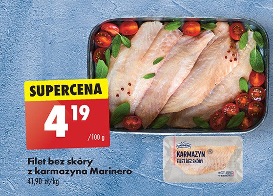 Filet z karmazyna bez skóry Marinero promocja