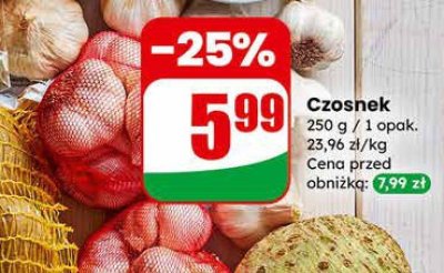 Czosnek promocja w Dino