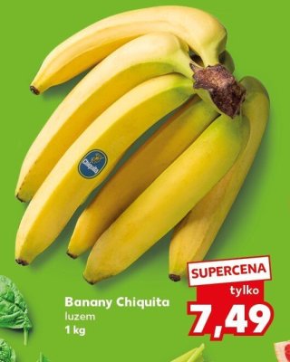 Banany Chiquita luzem promocja w Kaufland