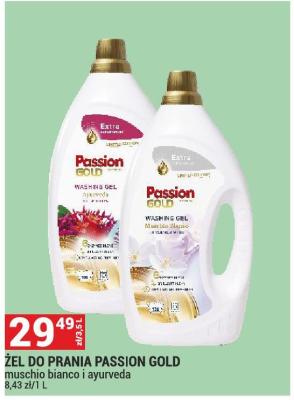 Żel do prania PASSION GOLD muschio bianco i ayurveda promocja w Merkury Market