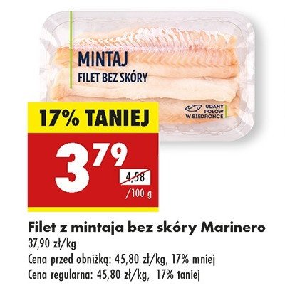 Filet z mintaja bez sk贸ry Marinero promocja