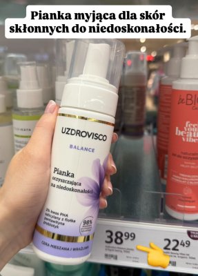 Pianka oczyszczająca na niedoskonałości promocja w Rossmann