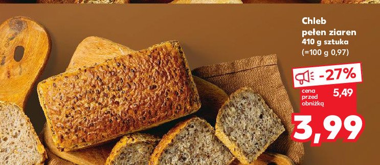 Chleb pełen ziaren promocja w Kaufland