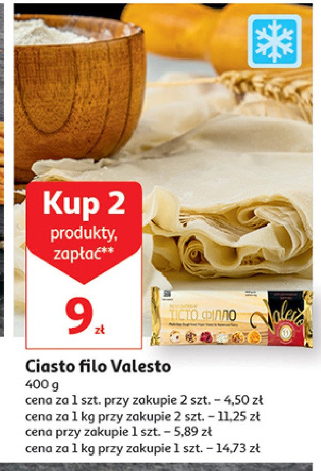 Ciasto filo Valesto promocja