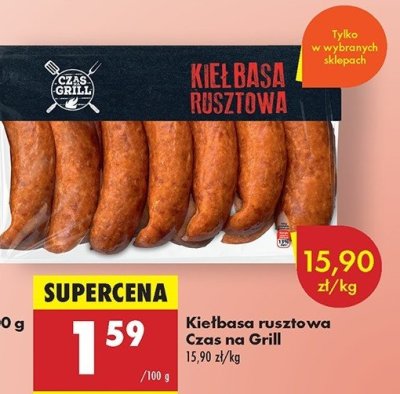 Kiełbasa rusztowa Czas na grill promocja