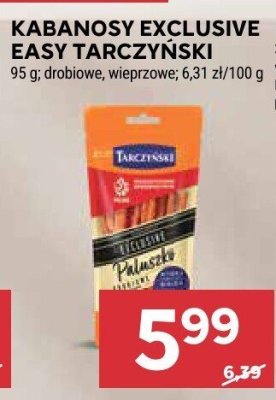 Kabanosy exclusive easy tarczyński promocja w Stokrotka