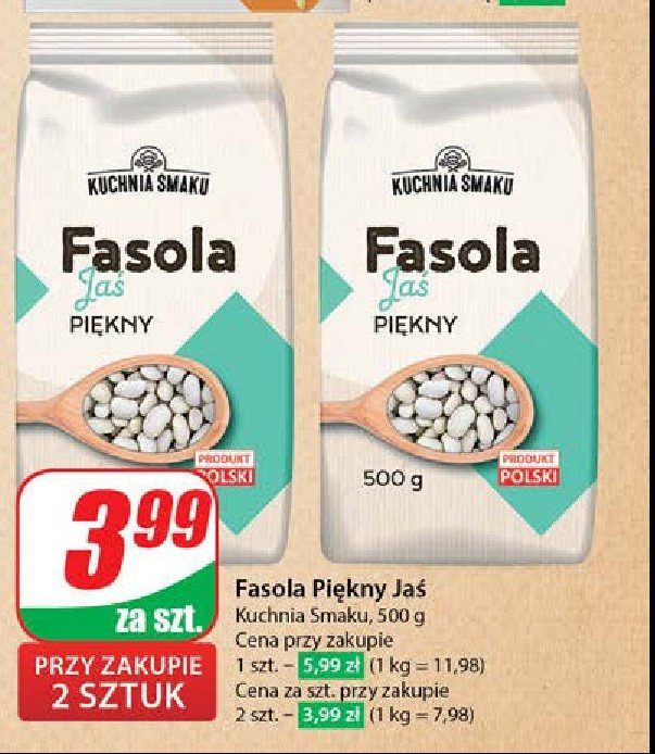 Fasola piekny jaś Kuchnia smaku promocja w Dino