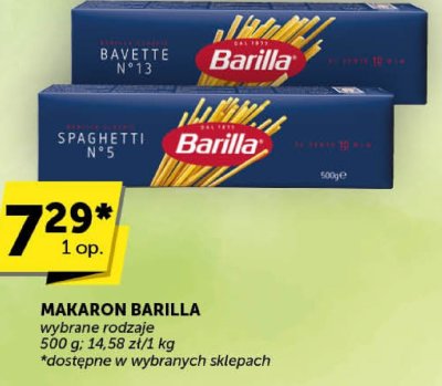 Makaron Barilla Bavette promocja w ABC