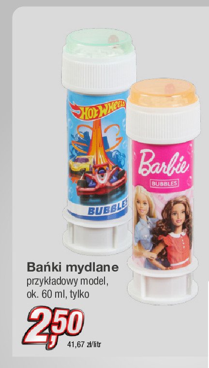 Bańki mydlane barbie promocja