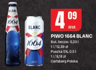 Piwo 1664 BLANC promocja w Chorten