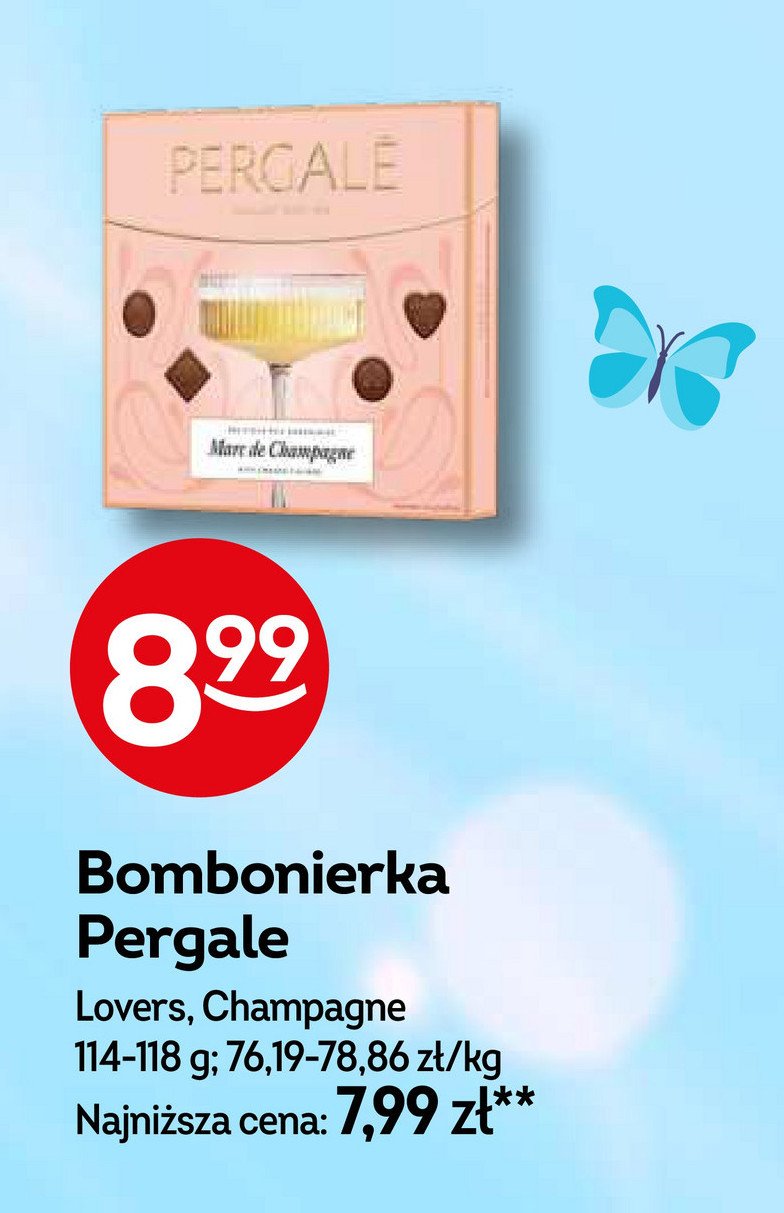 Bombonierka lovers Pergale promocja
