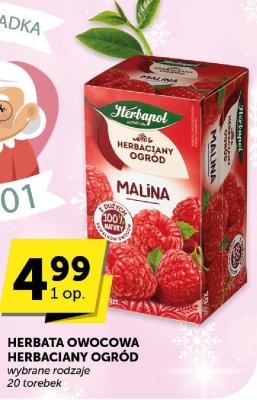 Herbata owocowa Herbaciany Ogród Malina promocja w ABC