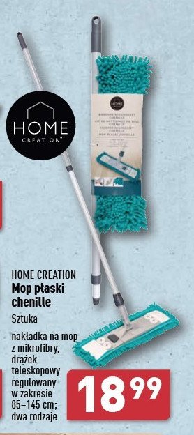 Mop płaski chenille Home creation promocja