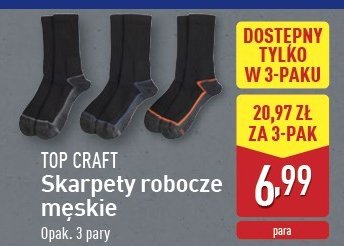 Skarpety męskie 43/46 Top craft promocja