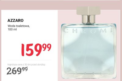 Woda toaletowa Chrome 100 ml promocja w Rossmann