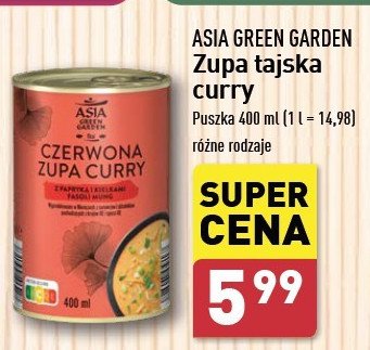 Zupa tajska z curry czerwonym Asia green garden promocja