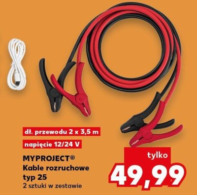 Kable rozruchowe typ 25 MYPROJECT® promocja w Kaufland