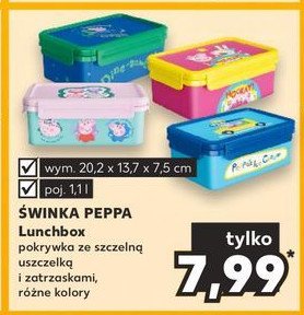 Lunchbox świnka peppa 1.1 l promocja