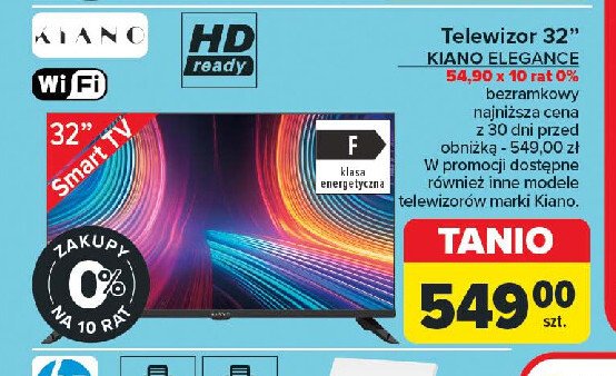 Telewizor 32'' elegance Kiano promocja