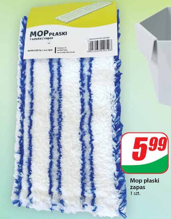 Mop płaski zapas promocja