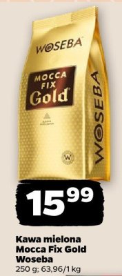 Kawa mielona Mocca Fix Gold Woseba promocja w Netto