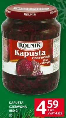Kapusta czerwona Rolnik promocja w Selgros