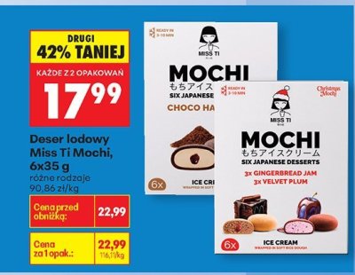 Deser lodowy Miss Ti Mochi Choco HA promocja w Biedronka