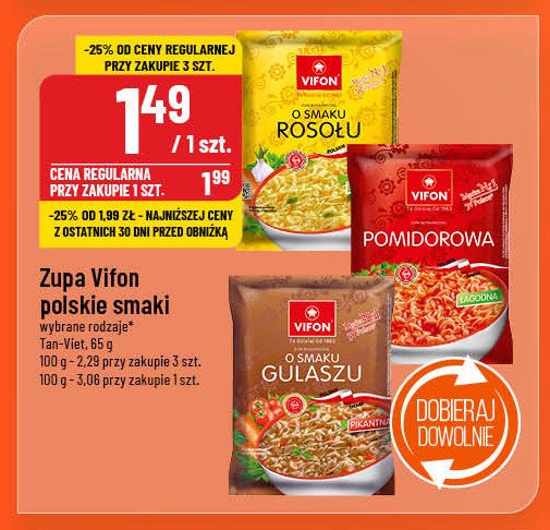 Pomidorowa Vifon promocja