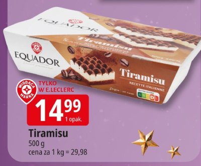 Tiramisu Equador promocja w Leclerc