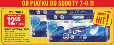 Papier toaletowy Lanna promocja w POLOmarket