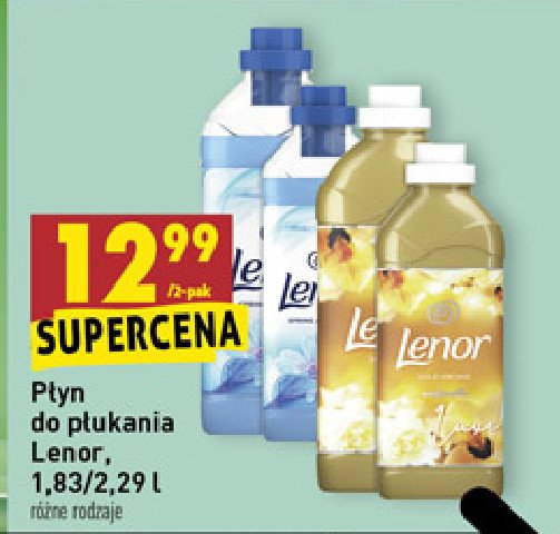 P艂yn do p艂ukania gold orchid 2.29 l + 1.83 l Lenor parfumelle promocja