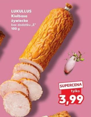 Kiełbasa żywiecka podsuszana Lukullus promocja w Kaufland