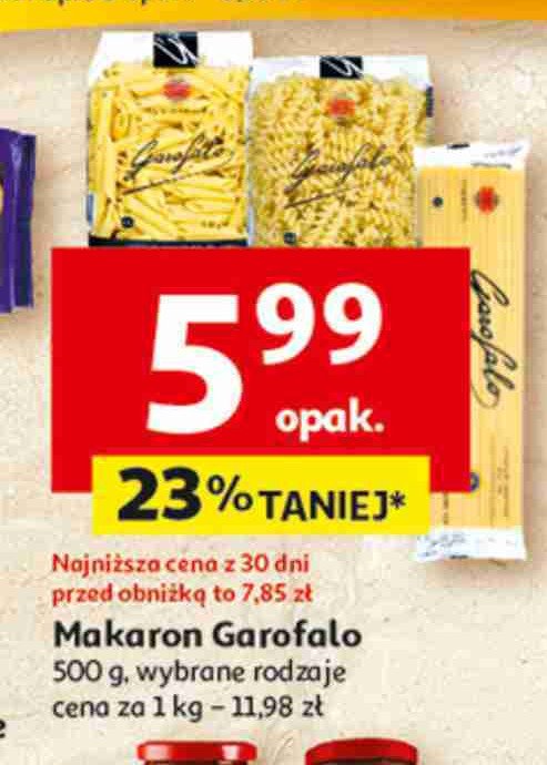 Makaron fusilli GAROFALO promocja