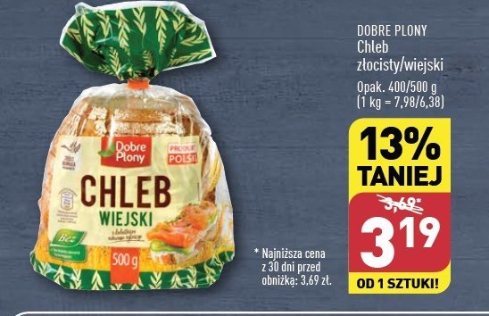 Chleb z艂ocisty Dobre plony promocja