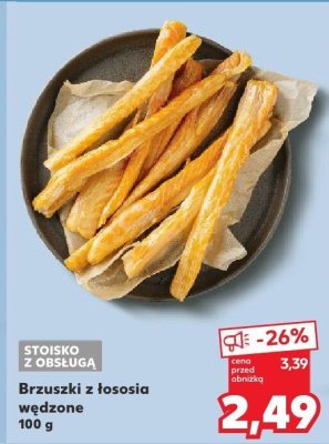 Brzuszki z łososia wędzone promocja w Kaufland