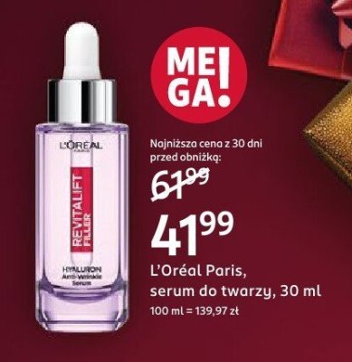 Serum do twarzy L'Oréal Paris, 30 ml promocja w Rossmann