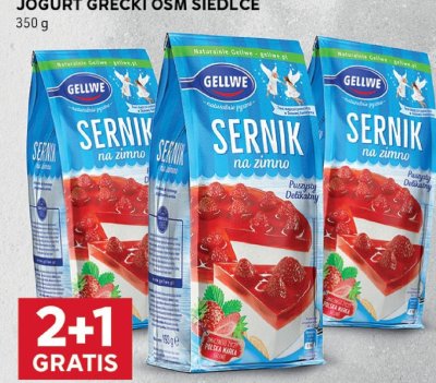 Ciasto sernik na zimno Gellwe promocja w Stokrotka