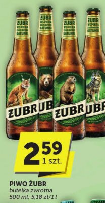 Piwo Żubr promocja w Groszek