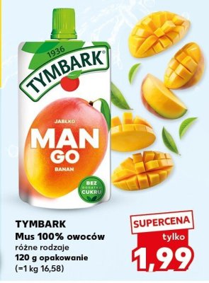 Mus 100% owoców różne rodzaje promocja w Kaufland