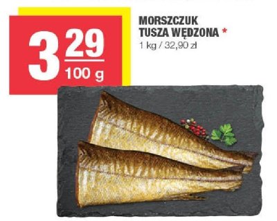 Tusza morszczuka wędzona promocja w SPAR