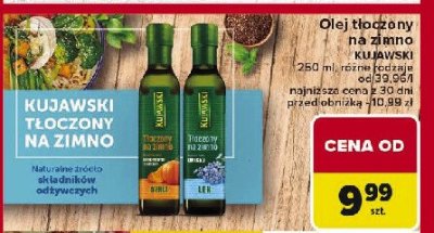 Olej pestki dyni Kujawski tłoczony na zimno Kujawski kruszwica promocja