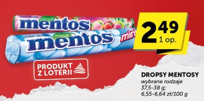 Dropsy Mentos wybrane rodzaje promocja w Euro Sklep