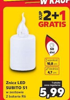 Znicz diodowy s1 艣wietlik bia艂y Subito promocja