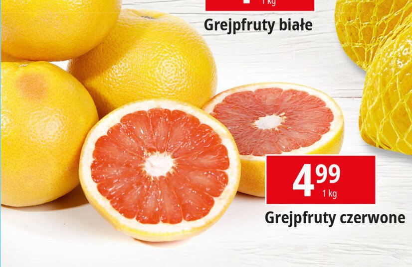 Grejpfruty czerwone promocja w Leclerc