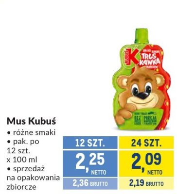Mus Kubuś promocja w Makro