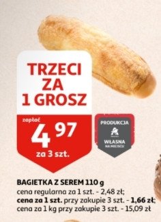 Bagietka z serem Auchan promocja